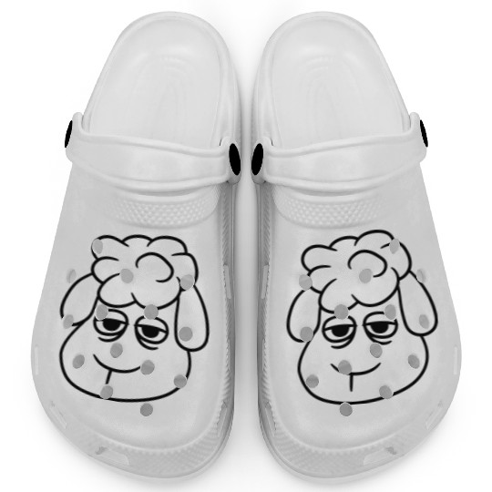 Sheep Tired Bored Empty Look Head Face Unhappy Sad Clogs