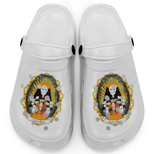 Regal Santa Muerte Clogs