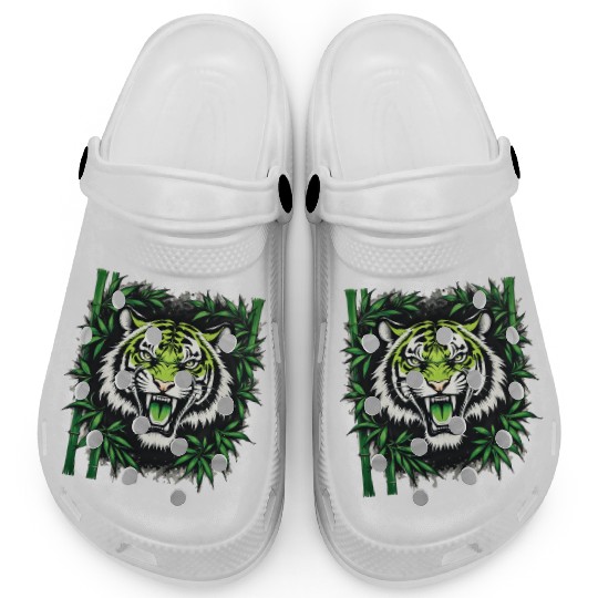 Roaring Bamboo Tiger Clogs