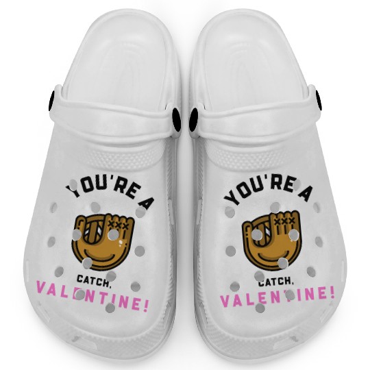 You’re a Catch Valentine! V-Day Baseball Clogs