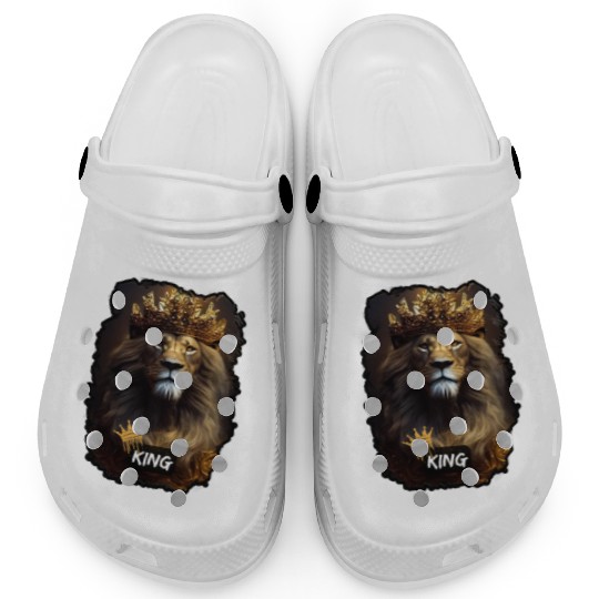 lion of judah - king Clogs