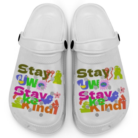 Stay Woke, Stay Kind – Inspirational Clogs