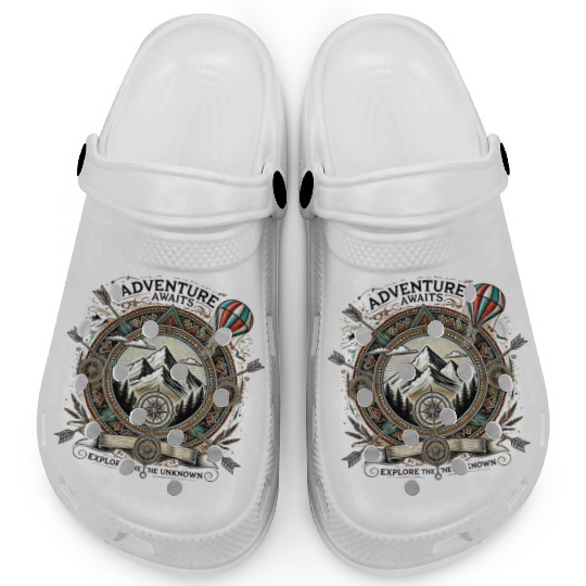 Adventure Awaits - Explore the Outdoors Clogs