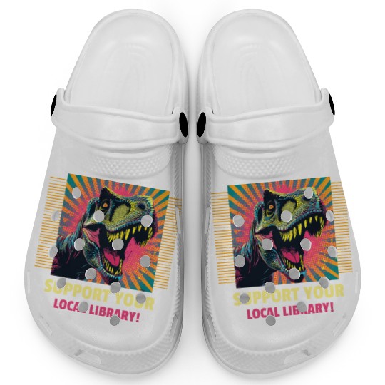 Support Your Local Library Clogs