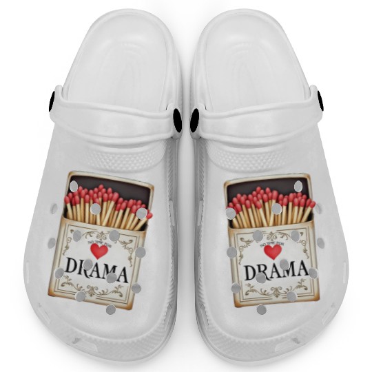 anti valentine no time for drama Clogs