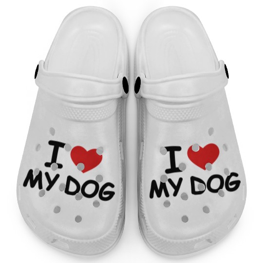 I Love My Dog Clogs