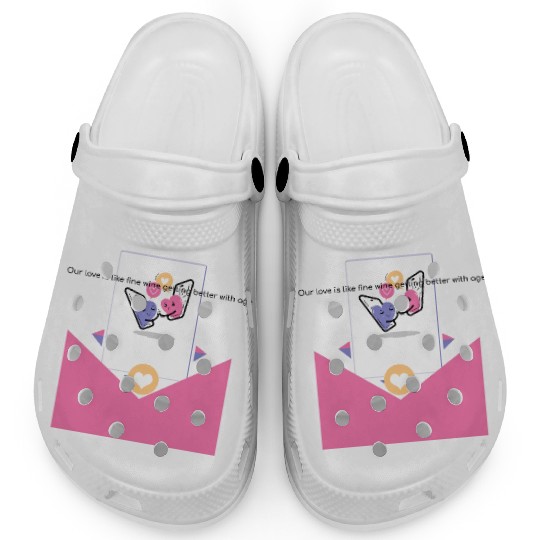 Getting Better with Age Valentine Day Clogs
