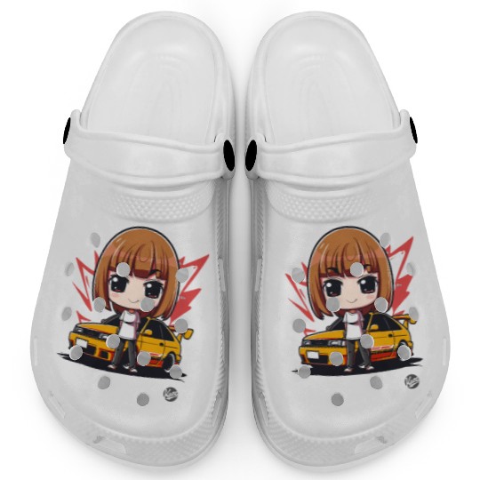 Chibi JDM Sport Car – Japan Style Clogs