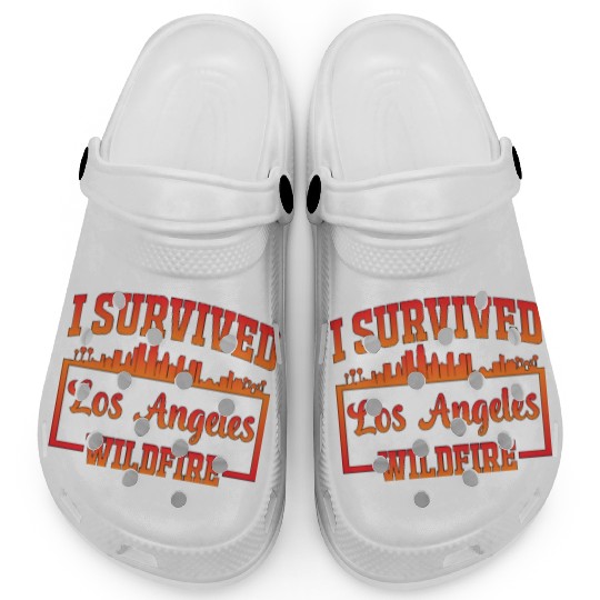 I Survived Los Angeles Wildfire Clogs