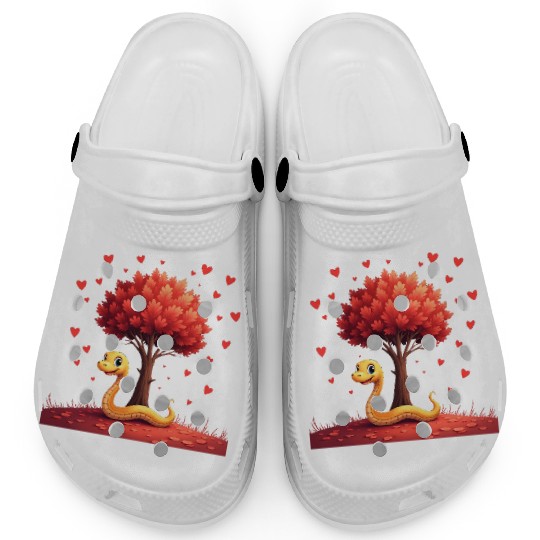 I love my snake heart tree Clogs