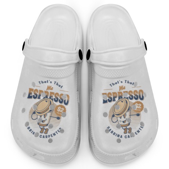 Coffee Cup Comics Mascot Espresso drink Clogs