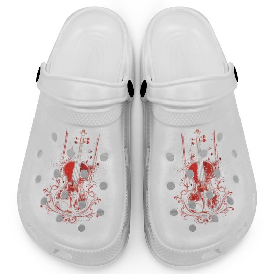 Violin Graphic Clogs