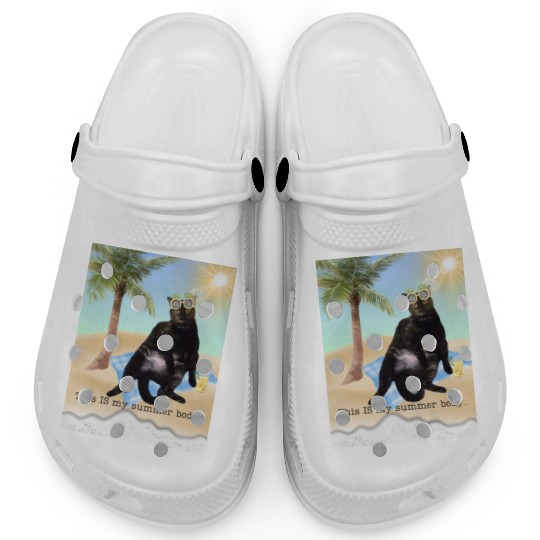fat cat summer body Clogs