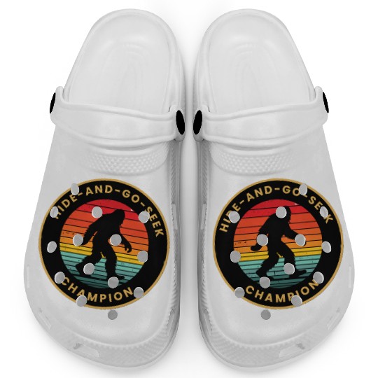 Bigfoot hide and seek Clogs