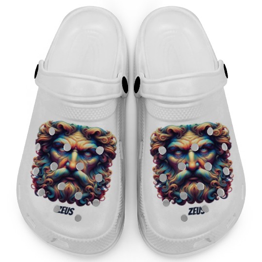 face of zeus mythosview Clogs