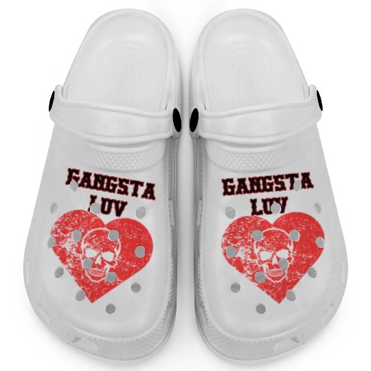 Valentines Day Gangster Love Design Clogs