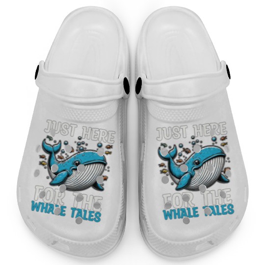 Whale Watching Just Here For Marine Animal Sailing Clogs