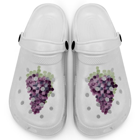 Grape Mosaic Clogs