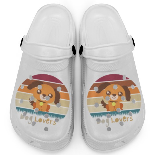 Dog lovers funny and cut dog Clogs