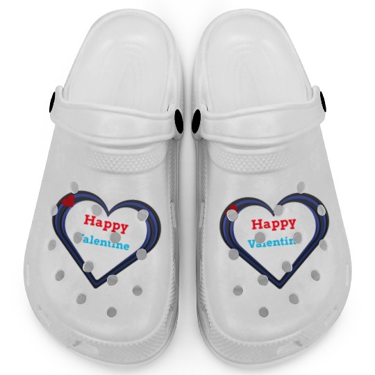 Happy valentine Clogs