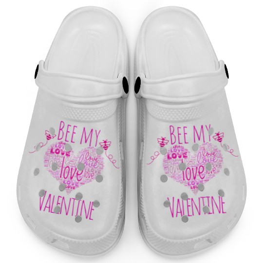 Bee my valentain Clogs