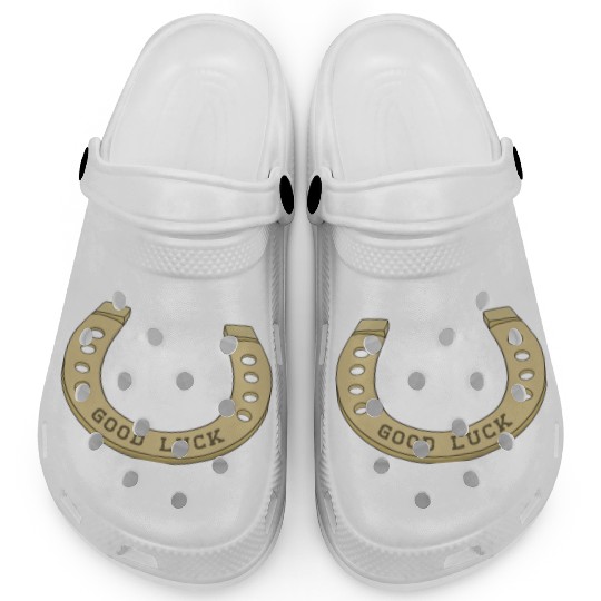 Cool Horseshoe for Lucky Days Clogs