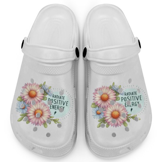 Radiate Positive Energy: Daisy and Bloom Art Clogs