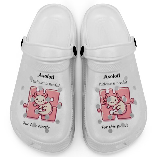 Axolotl puzzle design Clogs