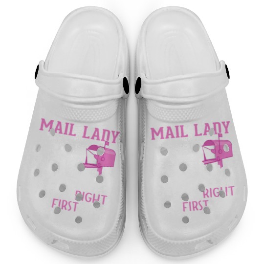 Mail Lady I Don't Work As Hard Men Postal Service Clogs