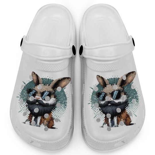 Rabbit with Sunglasses Clogs