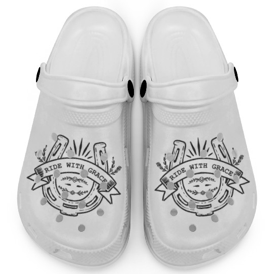 Ride with Grace – Horseshoe Equestrian Charm Clogs