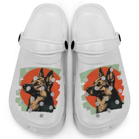 German Shepherd Clogs