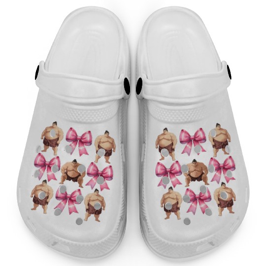 Coquette Bow Sumo Wrestling Japanese Sumo Wrestler Clogs