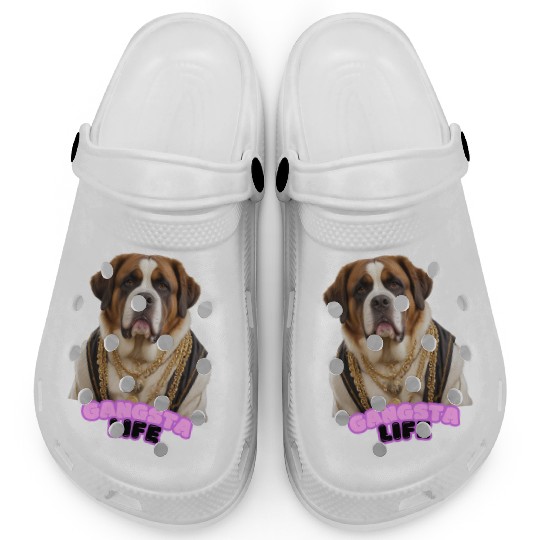 Gangsta Life Saint Bernard 2 Clogs