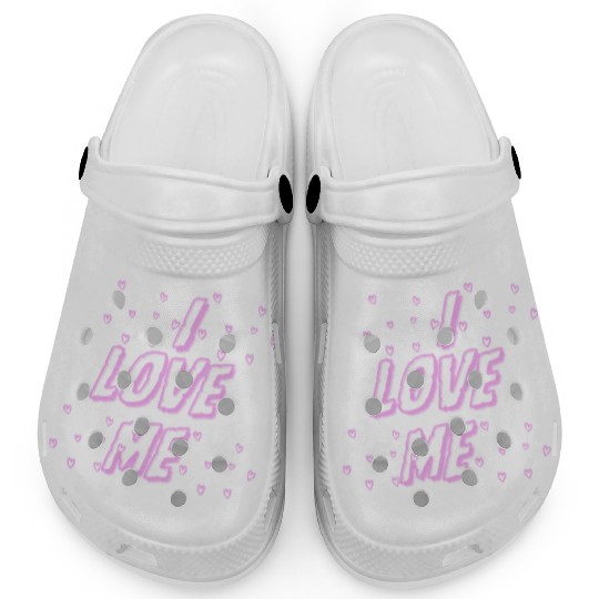 I love me – Self-Love & Confidence Design Clogs