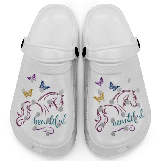 Beautiful Horse Clogs