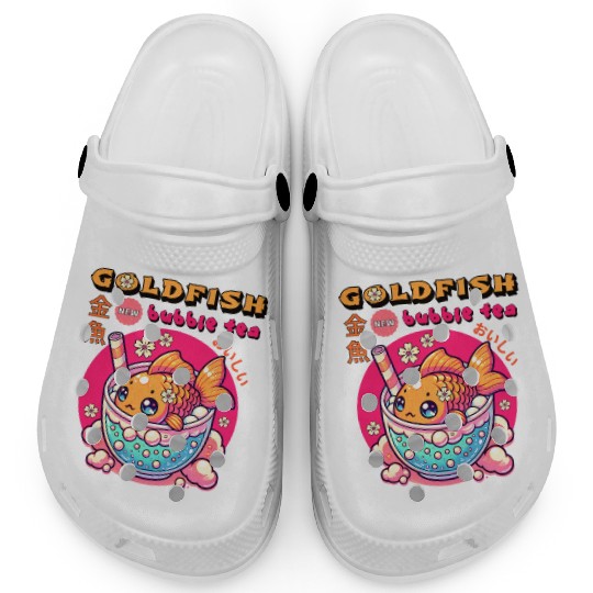Goldfish Japanese Bubble Tea Clogs