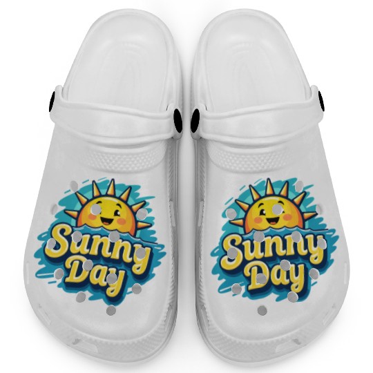 Sunny Day Sun Summer Vacation Clogs