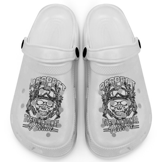 Respect The Dysfunctional Veteran Clogs