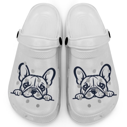 French Bulldog Frenchie Sweet Face Clogs