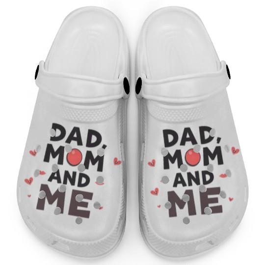 Dad, Mom, and Me: Family Love Clogs