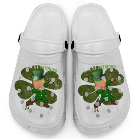 Make St. Patrick's Day Great Again: Trump-Inspired Clogs