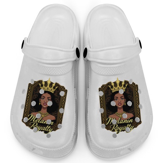 Melanin Royalty: Embrace the Crown Clogs