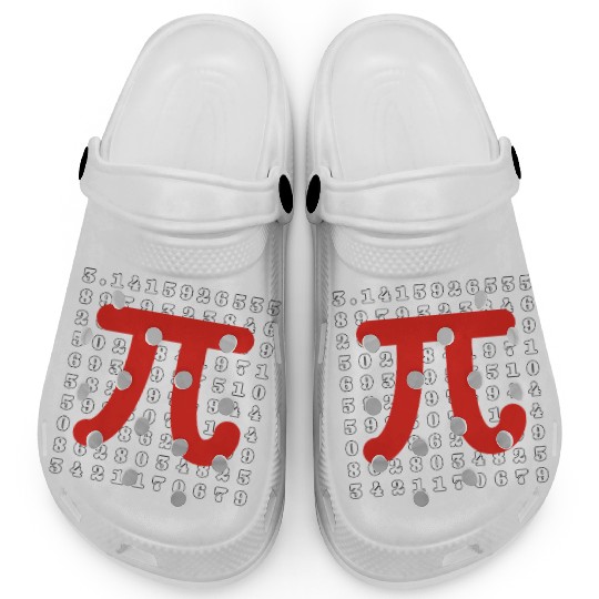 Pi Number with 100 Digits Pi Day Clogs