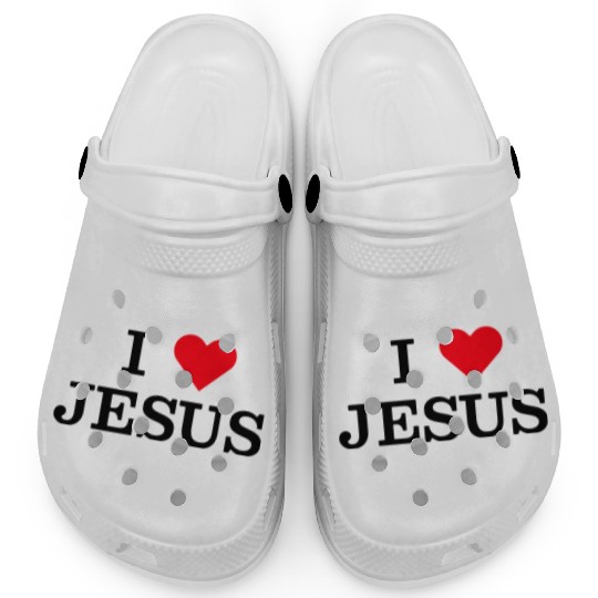 I Heart Jesus Clogs