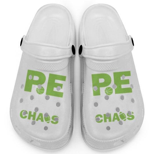 PE teacher chaos coordinator Clogs