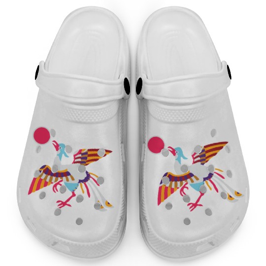 Sparrow Pattern (Paradise Flycatcher) Clogs