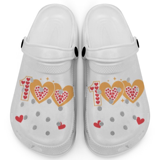 100 Days of School Clogs