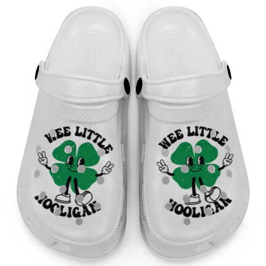 Wee Little Hooligan Cute St. Patrick's Day Irish Clogs