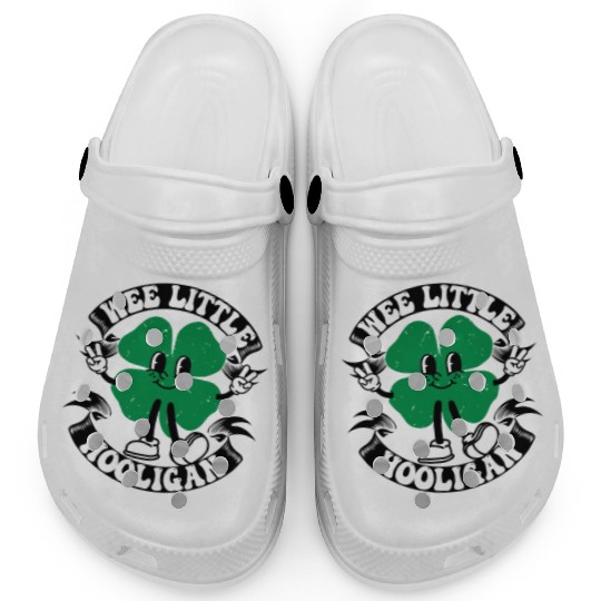 Wee Little Hooligan Cute St. Patrick's Day Irish Clogs